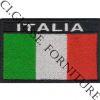 Patch ricamo Italia rettangolare